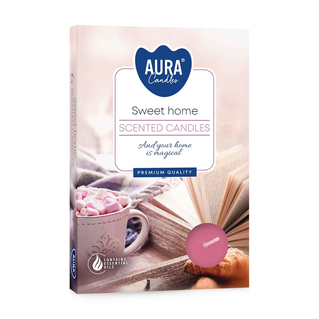 Ароматична свічка Bispol Scented Candle Sweet Home, 6 шт (p15-337)